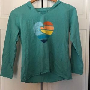 Life Is Good Long Sleeve Hooded T-Shirt - Size XXL